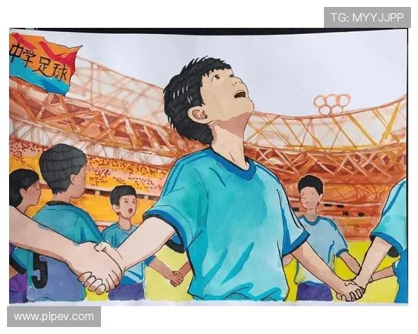 在操场上绘制足球明星的精彩瞬间与青春梦想 在操场上绘制足球明星的精彩瞬间与青春梦想